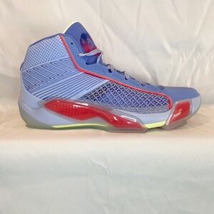 Air Jordon XXXVIII Basketball Shoes; Lt Marine/Astronomy Blue/Royal Blue; Size –